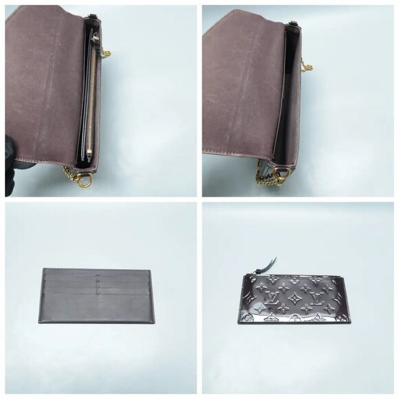 100% Auth Louis Vuitton Pochette Felicie W/P Shoulder Bag 963-112324 - Picture 9 of 12